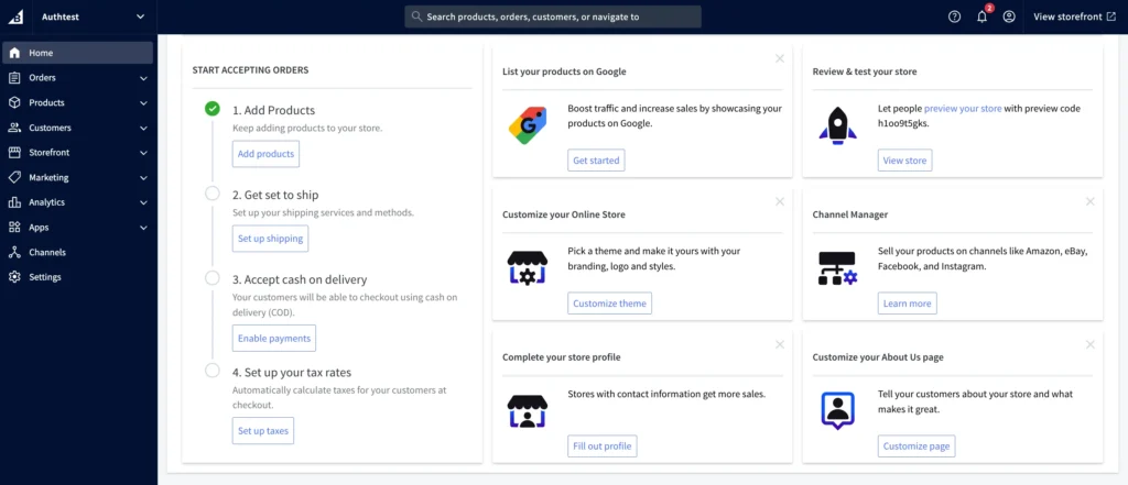 BigCommerce Sign-Up Process