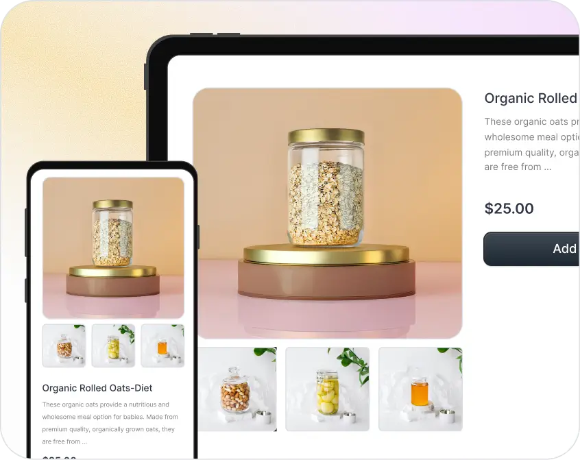 Daily needs Mobile Responsive Image