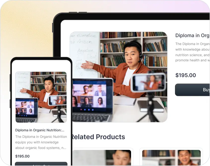 Mobile responsive Image for Education Industry Page