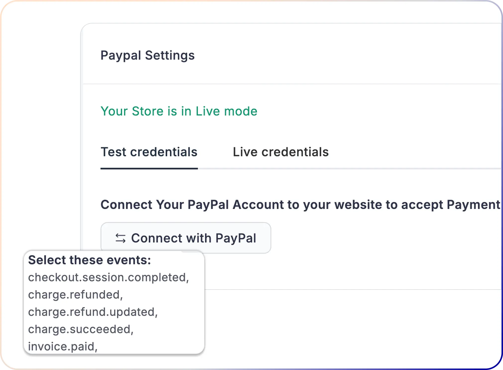 Payment Setup