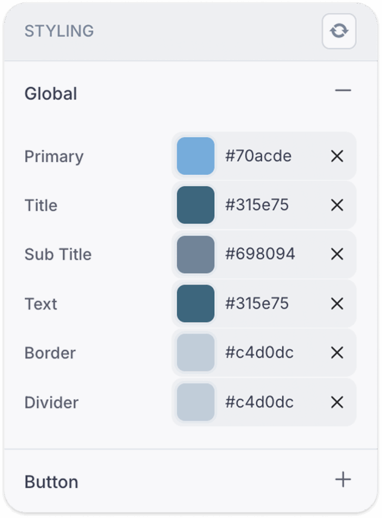 Shop Design and Customization Page Hero Header image left screenshot