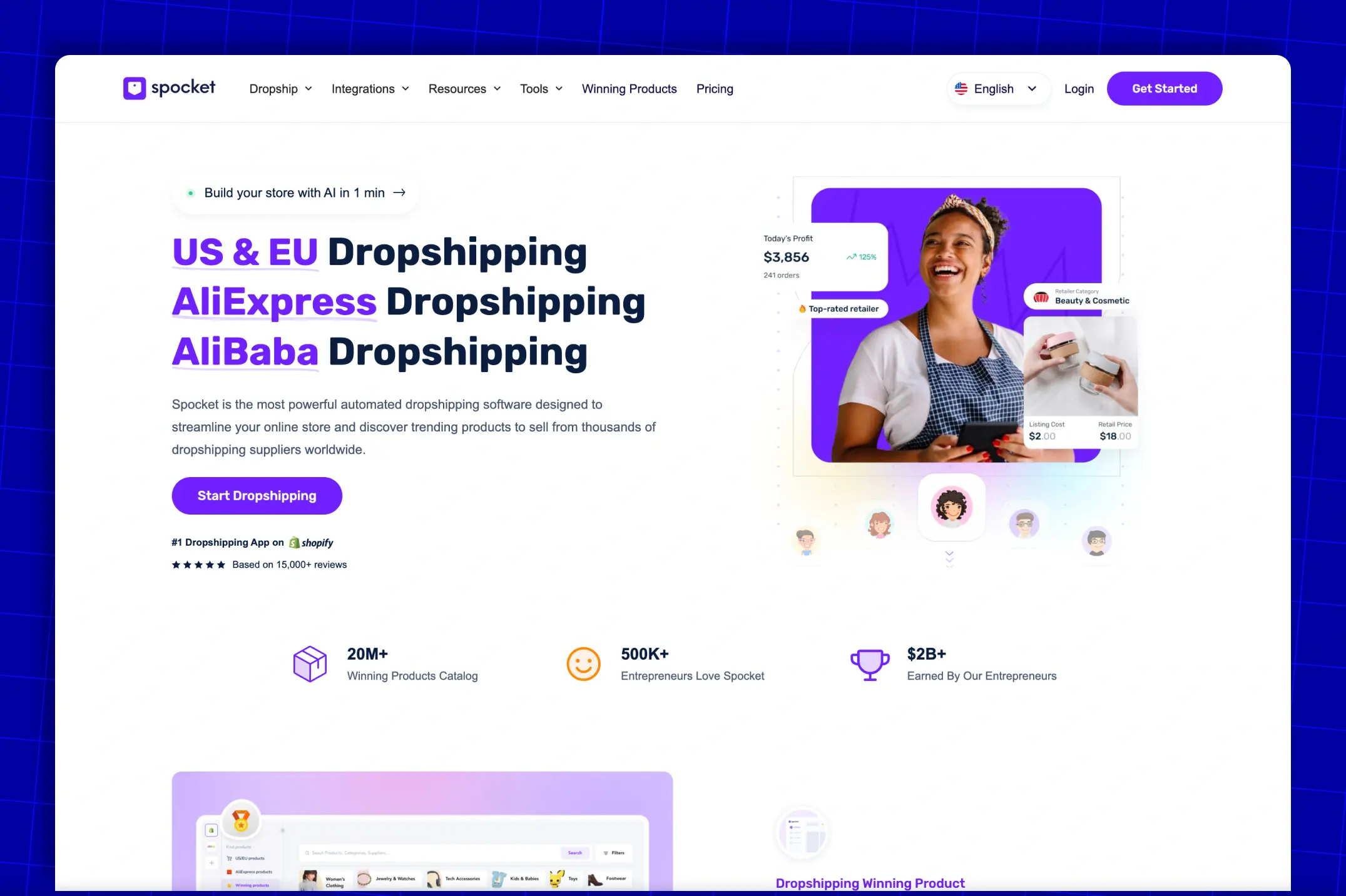Spocket- Dropshipping