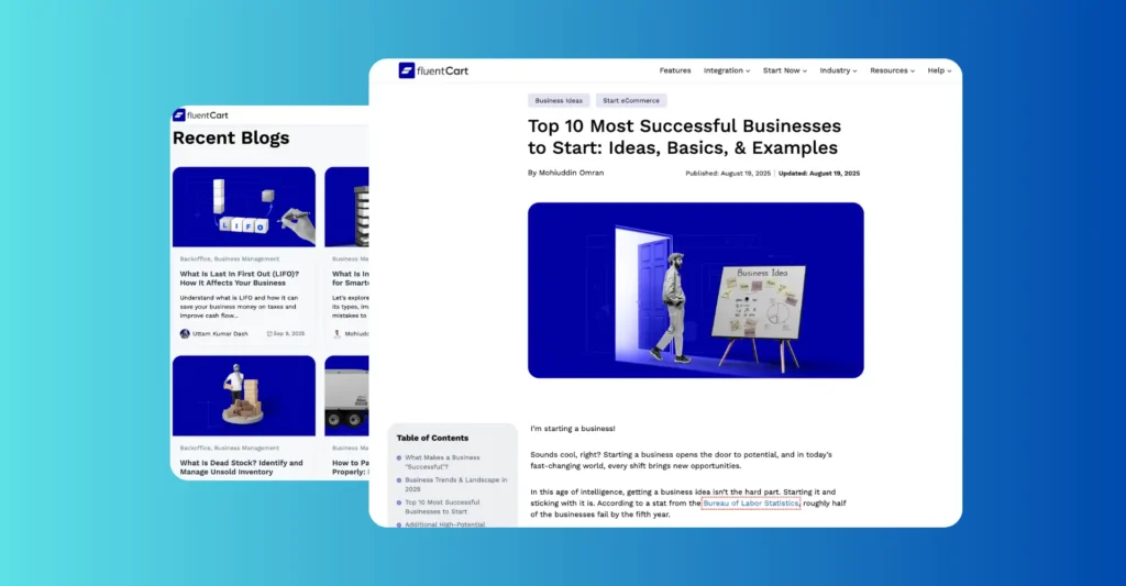 Design Your Blog Page and Write Your First Post