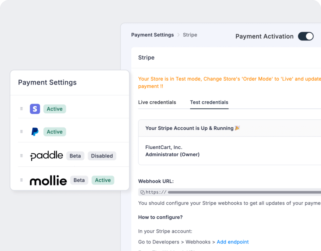 Multiple Payment Gateways