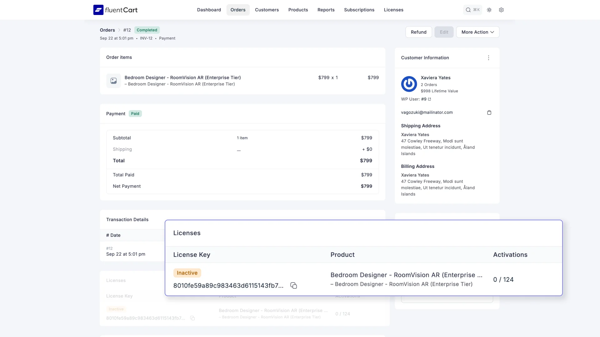 FluentCart Backend-digital
