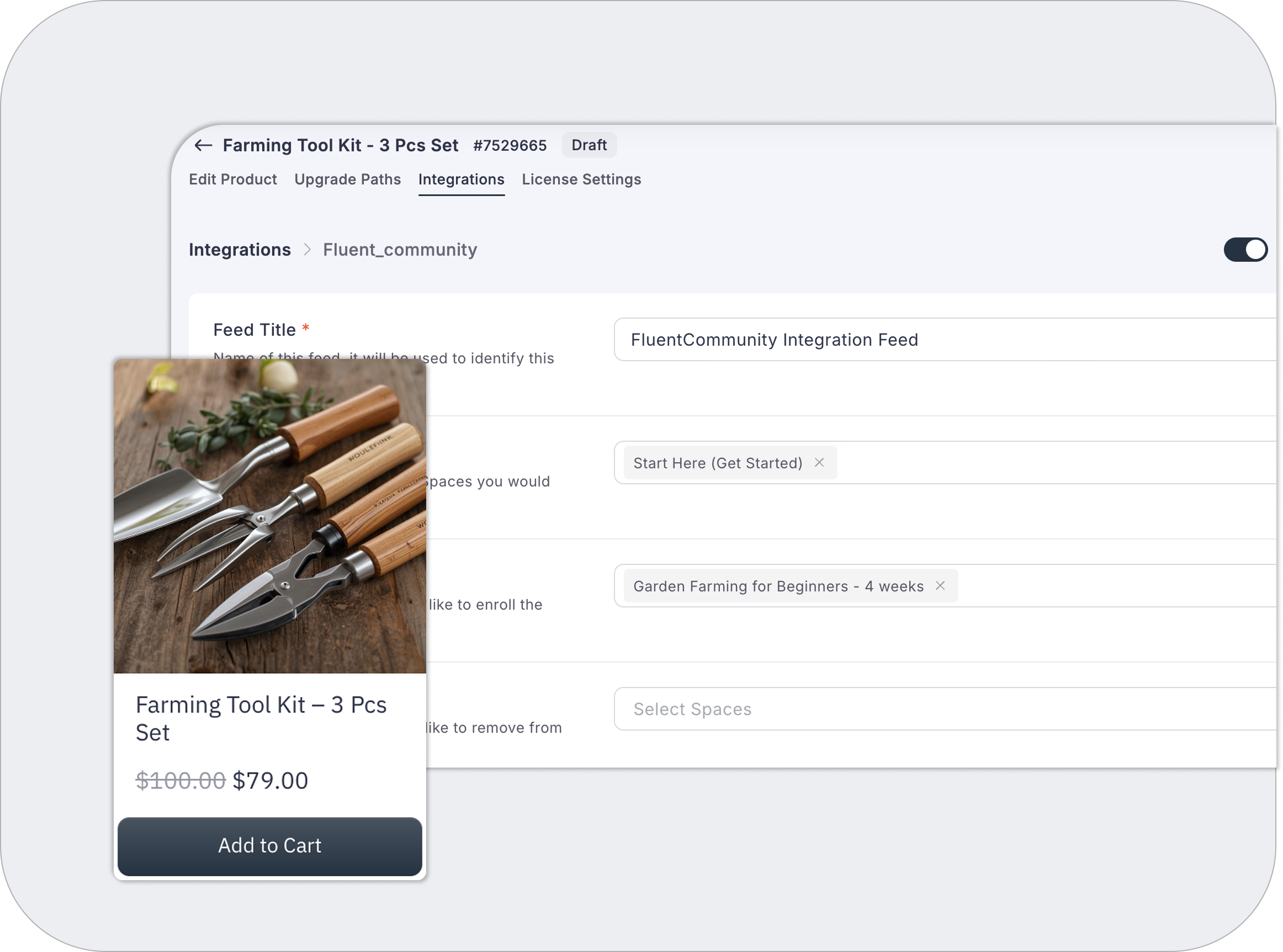 FluentCommunity integration (Spaces)