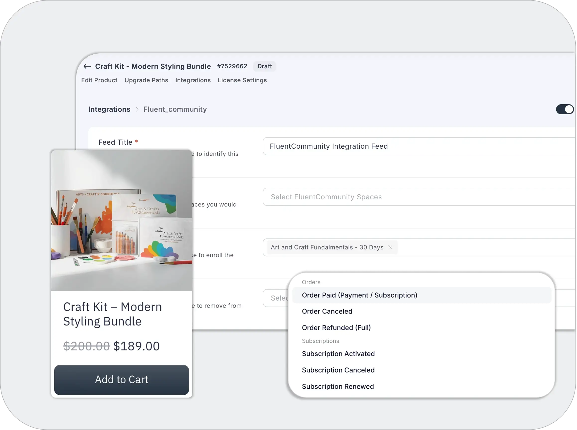 FluentCommunity integration (Access)