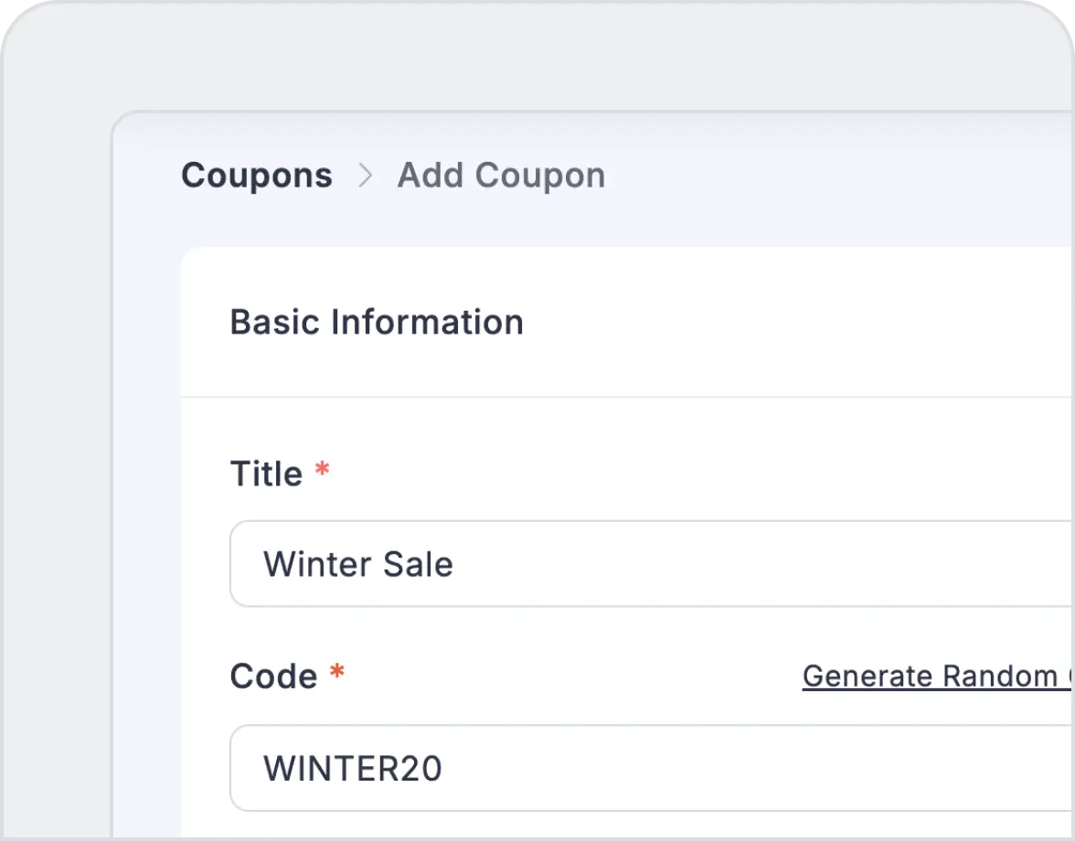 Coupons And Discount