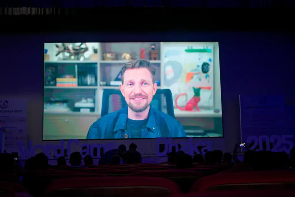 Matt Mullenweg at WordCamp Dhaka 2025