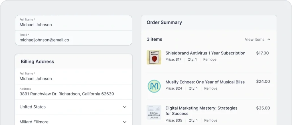 Lightning-Fast Checkout