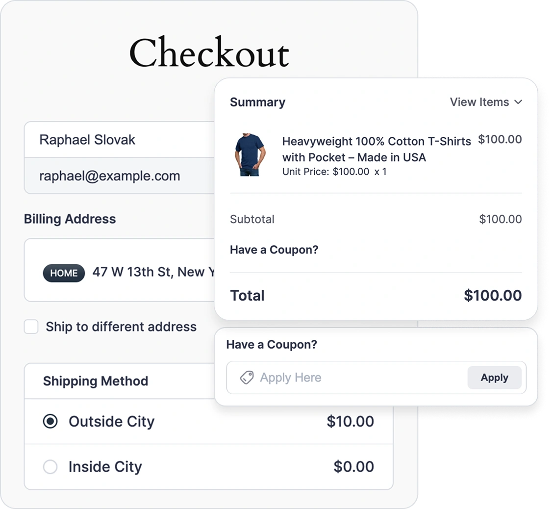 Simplify the buying process and improve the shopping experience with FluentCart
