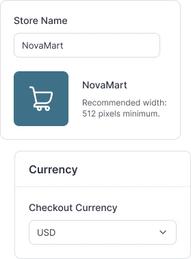 Store Name & Currency
