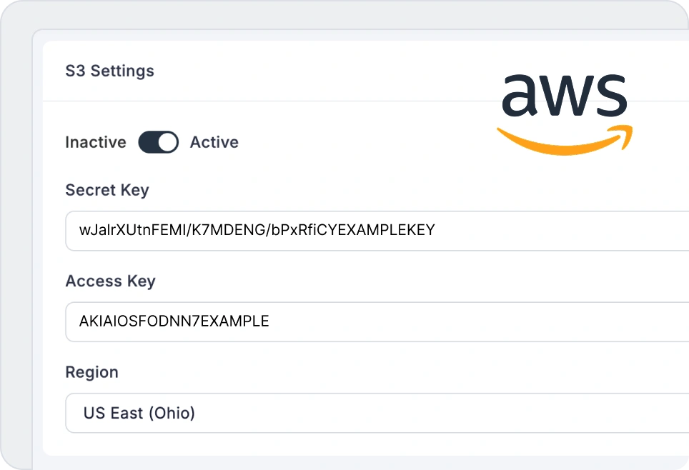 link AWS S3