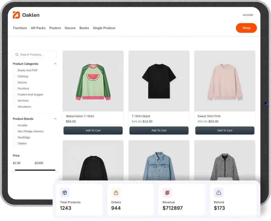 FluentCart Shop Front