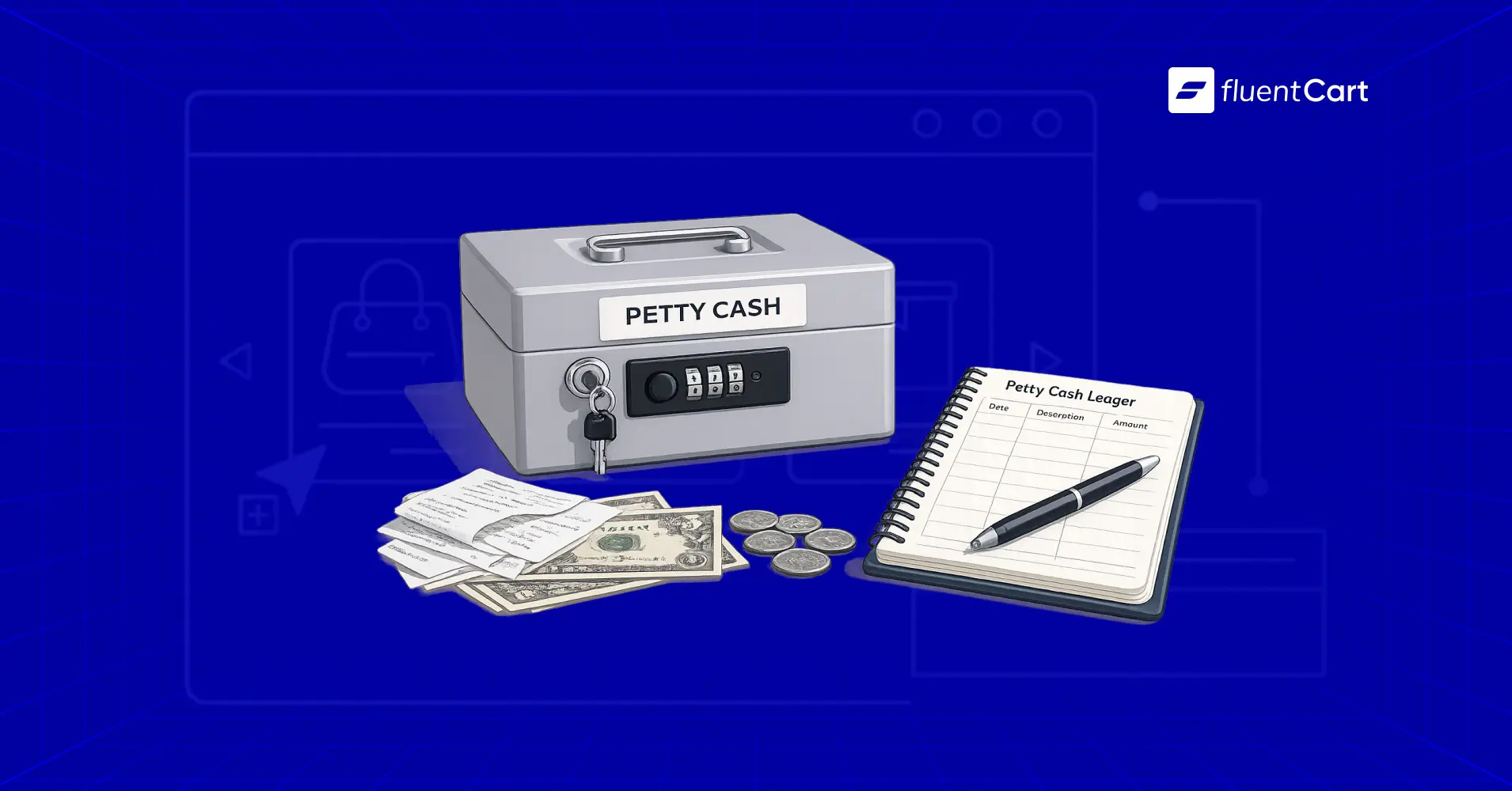 What is Petty Cash, FluentCart Blog, Featured Image