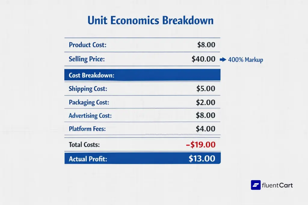 product Pricing breakdown