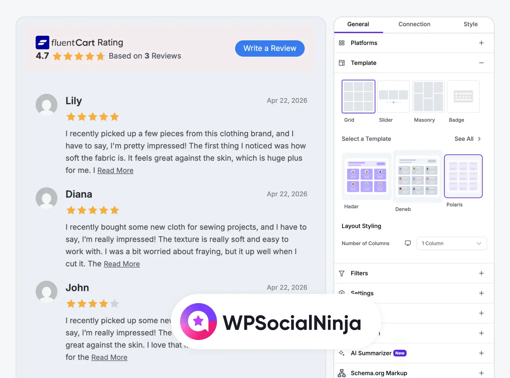 WP Social Ninja Integration