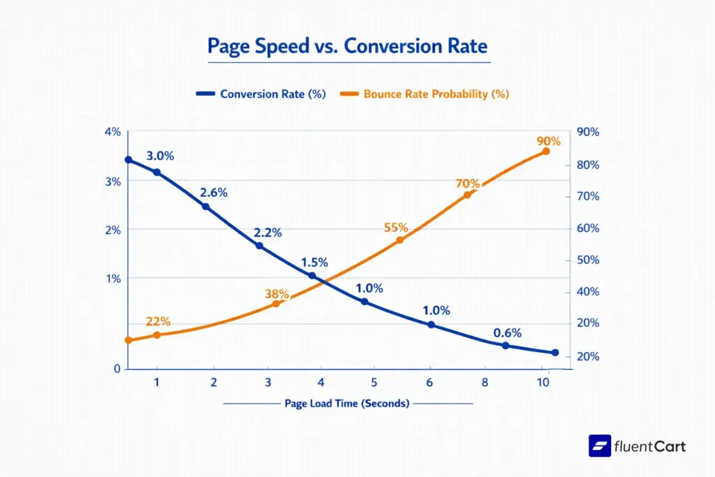 page speed vs conversion rate