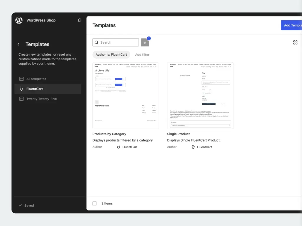 FluentCart FSE Support