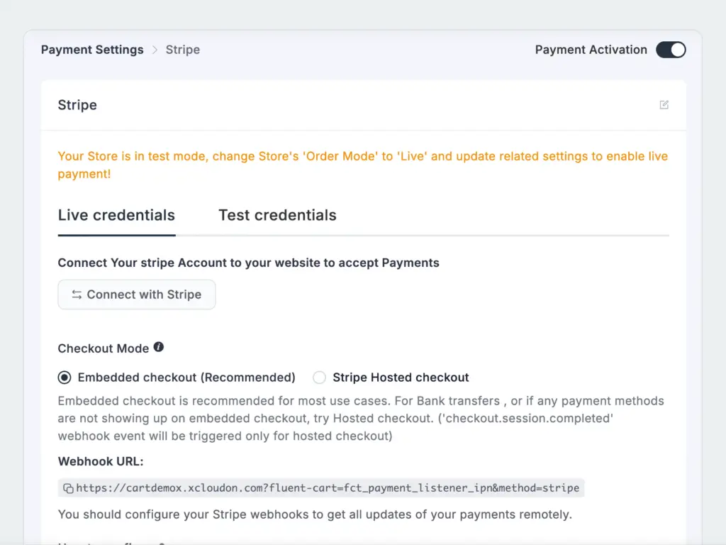 FluentCart Payment Gateway
