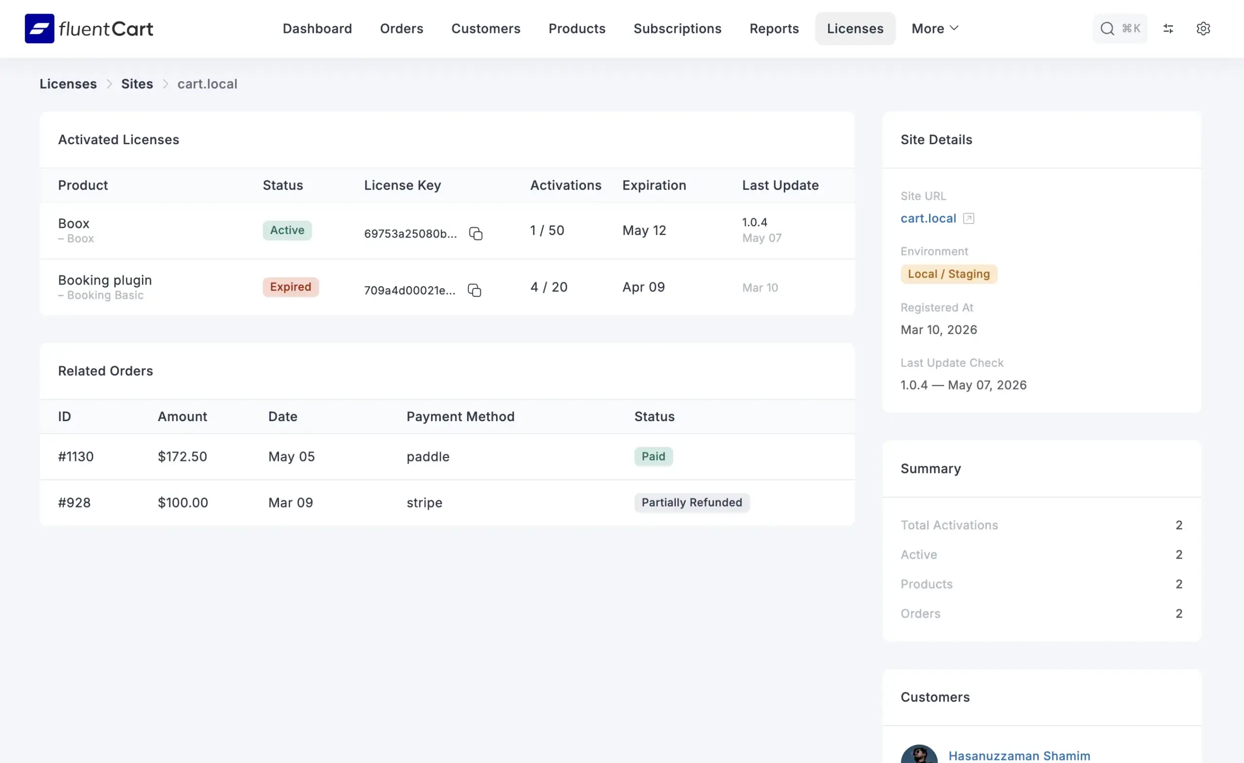 FluentCart 1.3.27 turns licensing into a workspace. A new Sites section surfaces every activated site with detail pages, variation context, and advanced filters. Alongside it, Bricks    
  Builder gains catalog filters and view switching, subscription reactivations now trigger the full customer journey, and 15 fixes land across payments, receipts, and checkout.  
