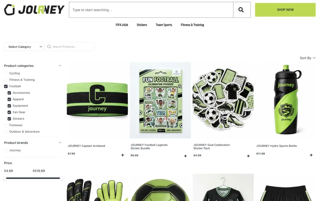 sports store made with fluentcart, Best products to sell on World Cup, Football store, FIFA World Cup, Sports Store, soccer store