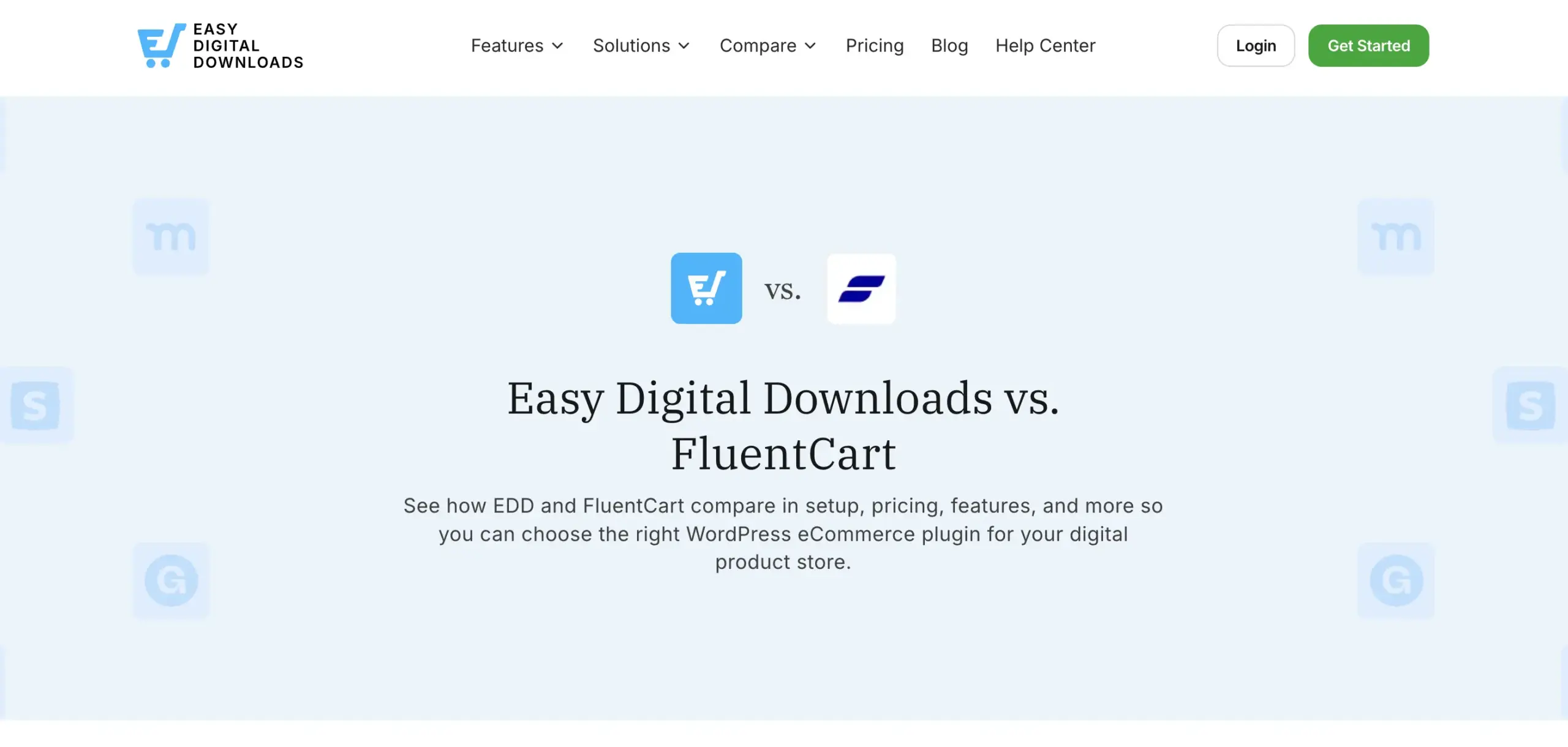 Easy Digital Downloads, FluentCart blog