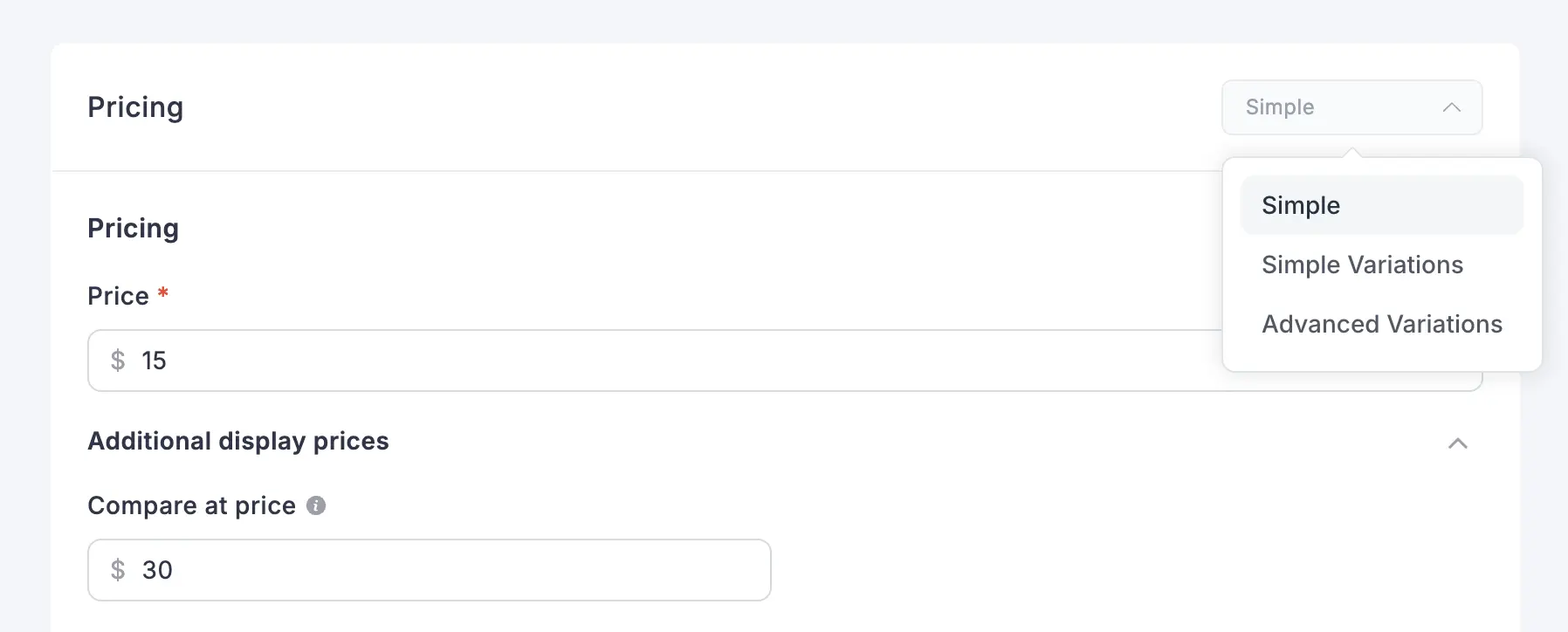 Pricing setup for bundle product - FluentCart