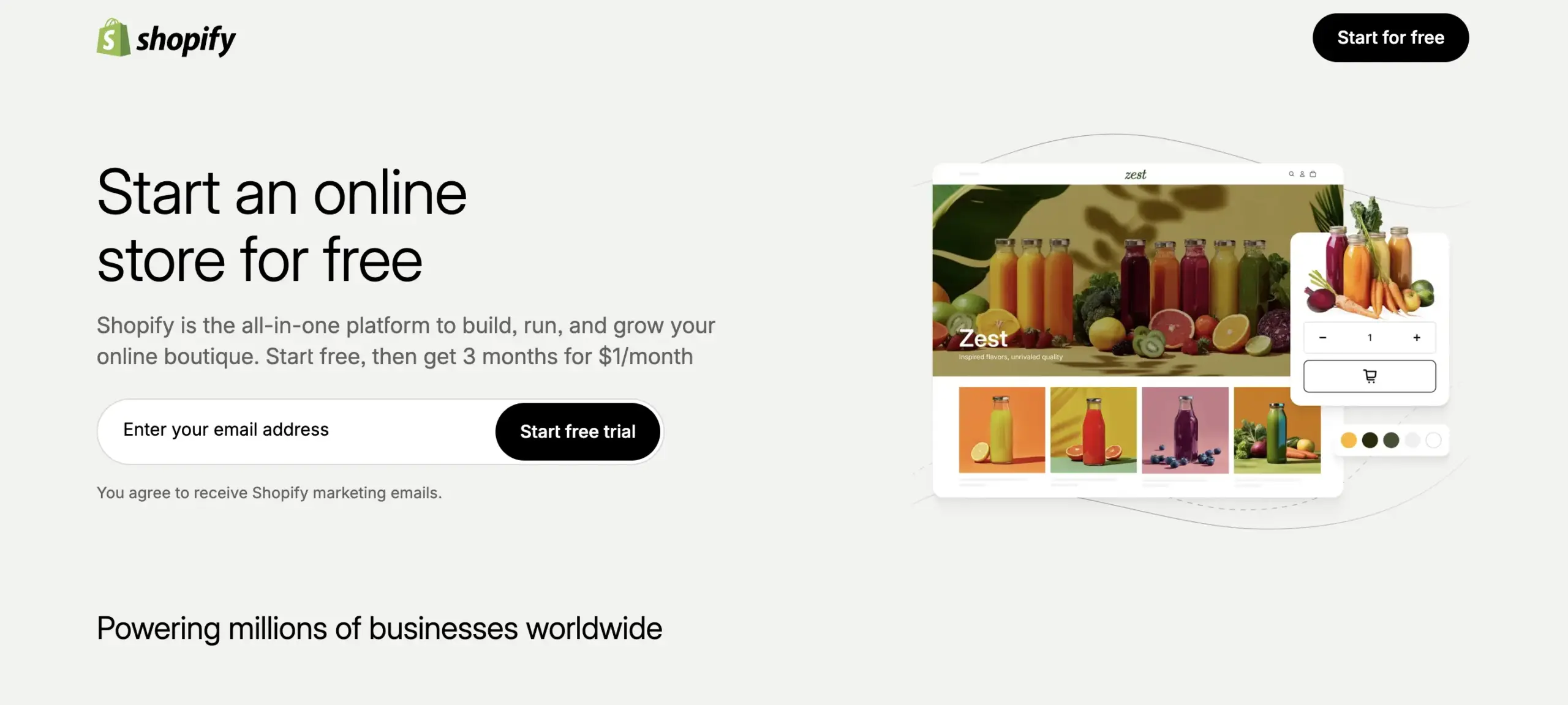Shopify, FluentCart blog