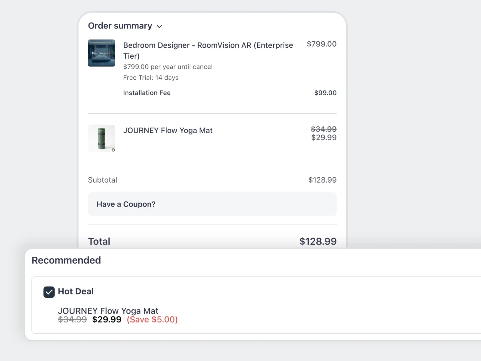 One Click, Right at Checkout