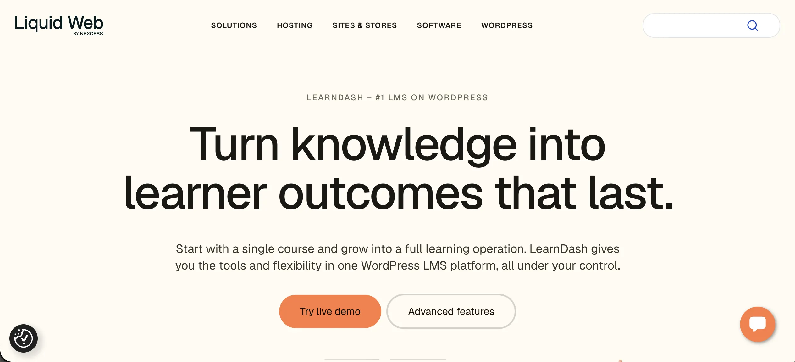 learndash hero section