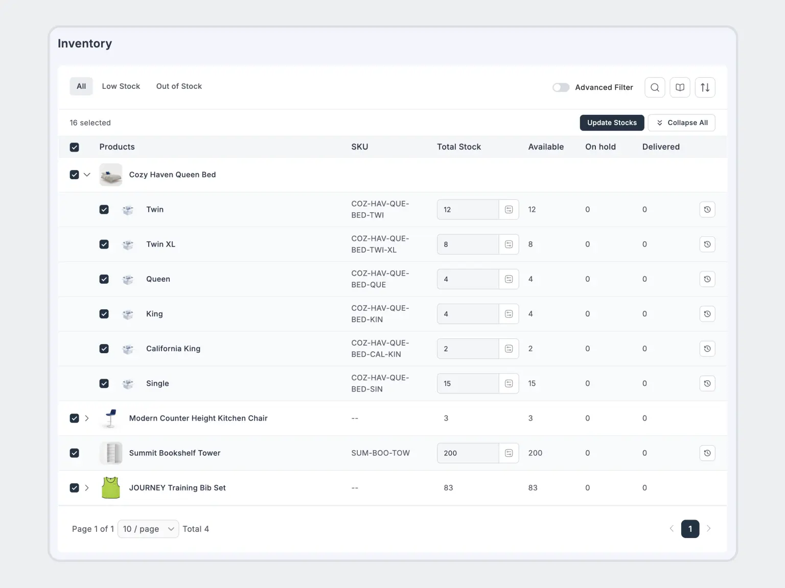 See Your Whole Catalog at a Glance